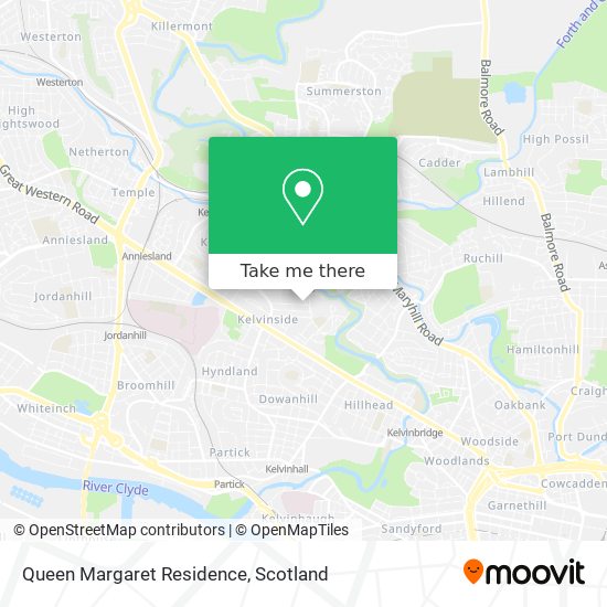 Queen Margaret Residence map
