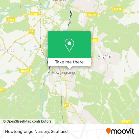 Newtongrange Nursery map