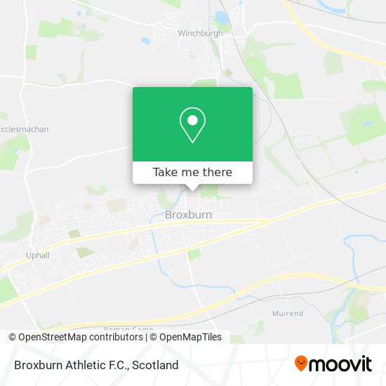 Broxburn Athletic F.C. map