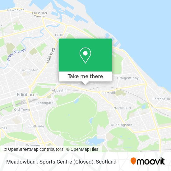 Meadowbank Sports Centre (Closed) map