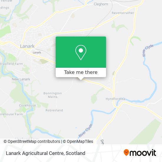Lanark Agricultural Centre map
