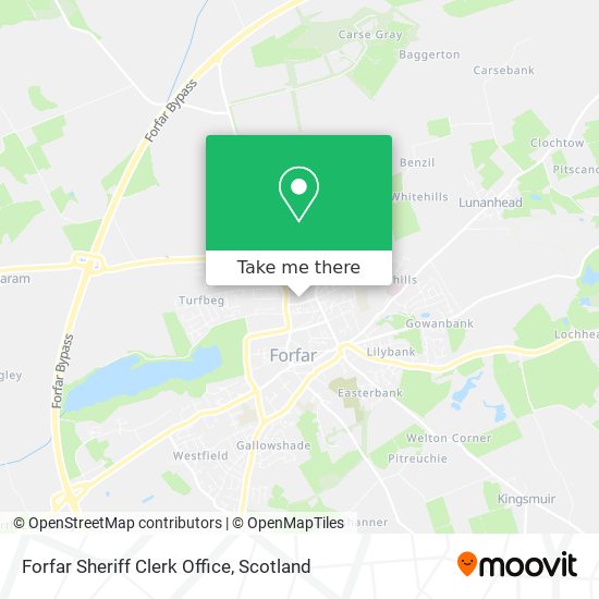 Forfar Sheriff Clerk Office map