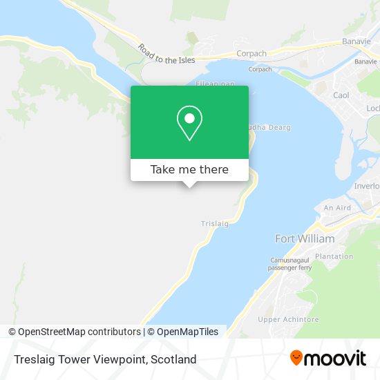 Treslaig Tower Viewpoint map