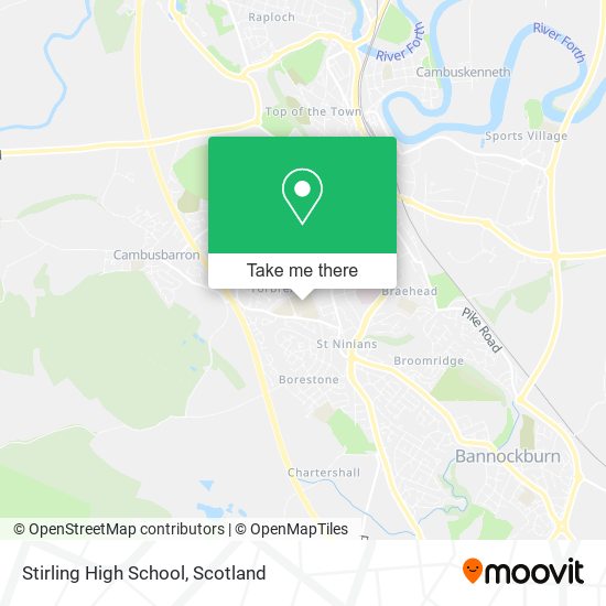 Stirling High School map