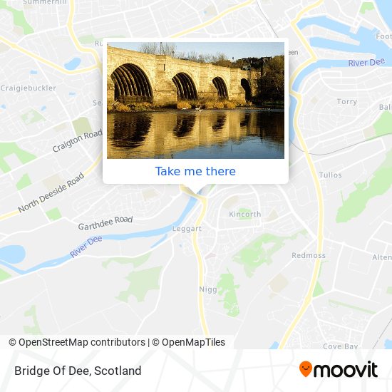 Bridge Of Dee map