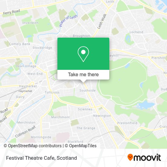 Festival Theatre Cafe map