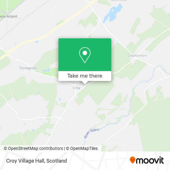 Croy Village Hall map