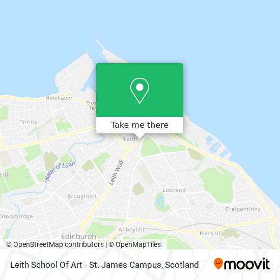 Leith School Of Art - St. James Campus map