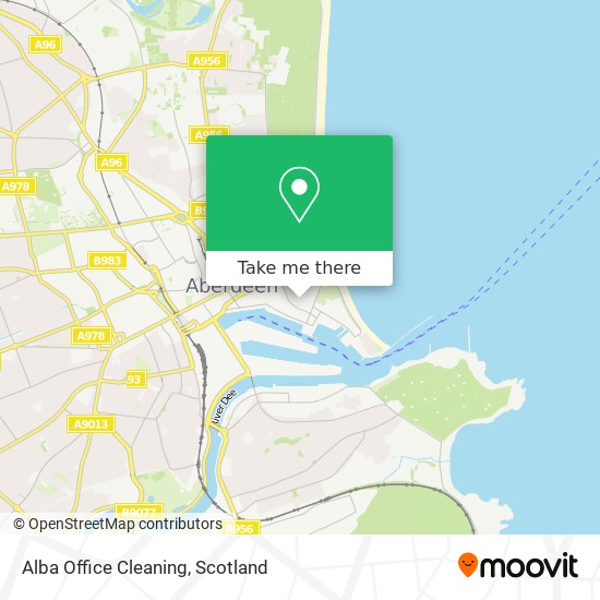 Alba Office Cleaning map