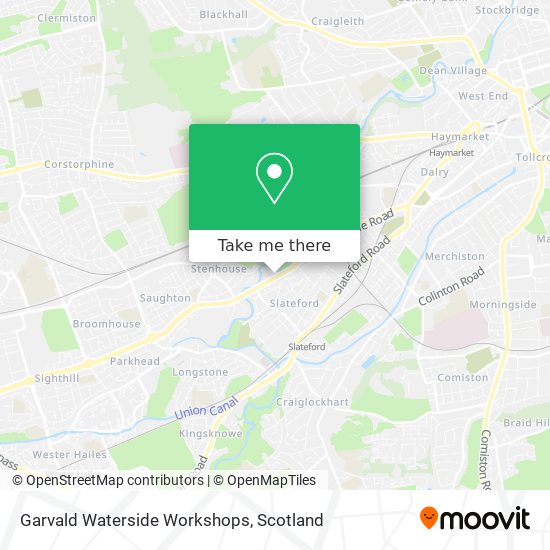 Garvald Waterside Workshops map