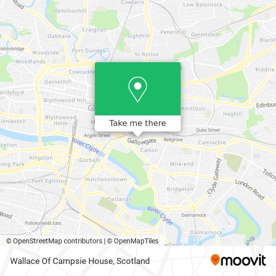 Wallace Of Campsie House map