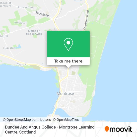 Dundee And Angus College - Montrose Learning Centre map