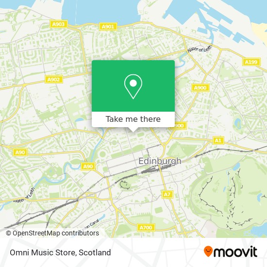 Omni Music Store map