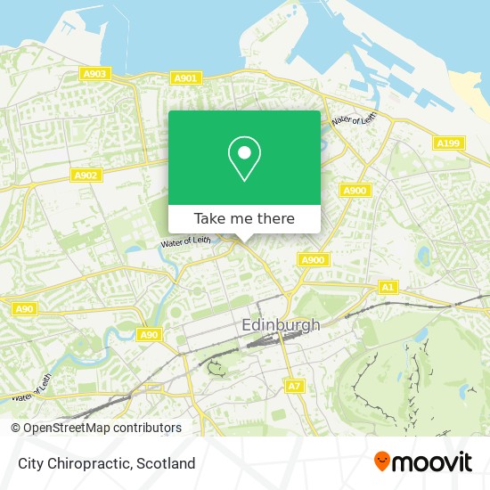 City Chiropractic map