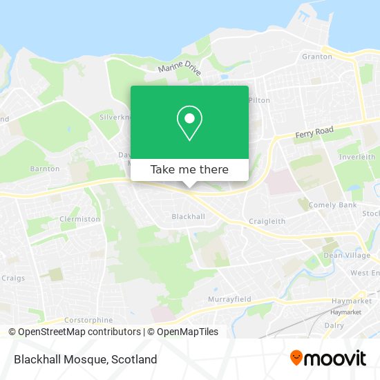 Blackhall Mosque map