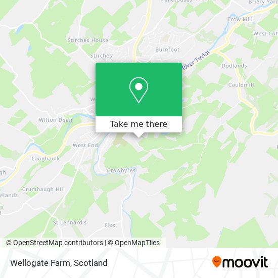 Wellogate Farm map