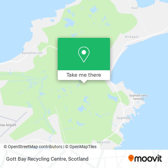 Gott Bay Recycling Centre map