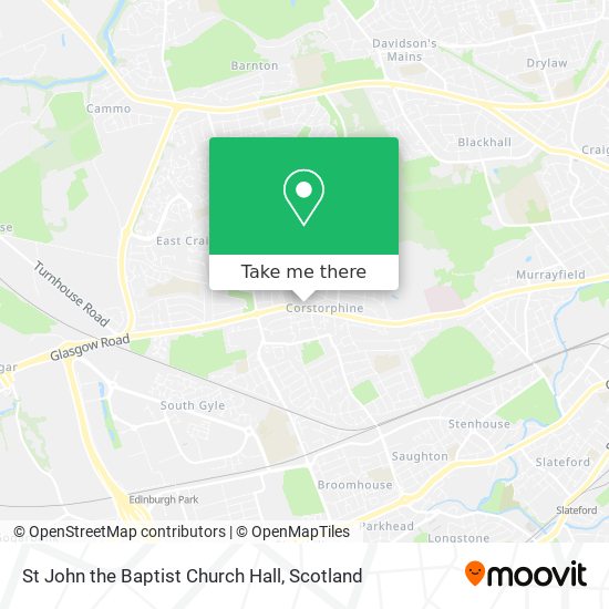 St John the Baptist Church Hall map