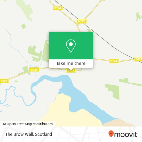 The Brow Well map
