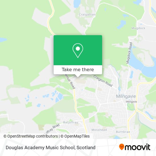 Douglas Academy Music School map