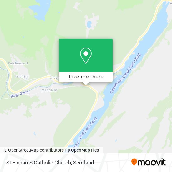 St Finnan´S Catholic Church map