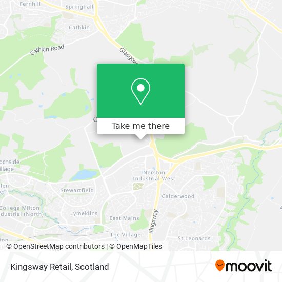 Kingsway Retail map