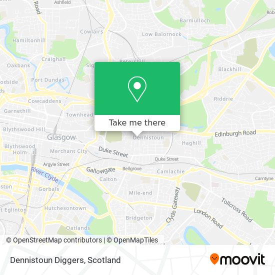 Dennistoun Diggers map