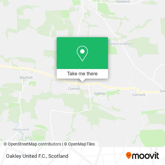 Oakley United F.C. map