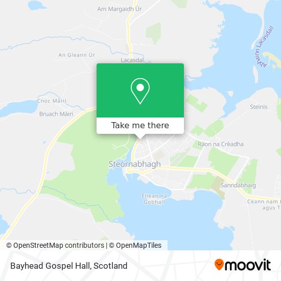 Bayhead Gospel Hall map