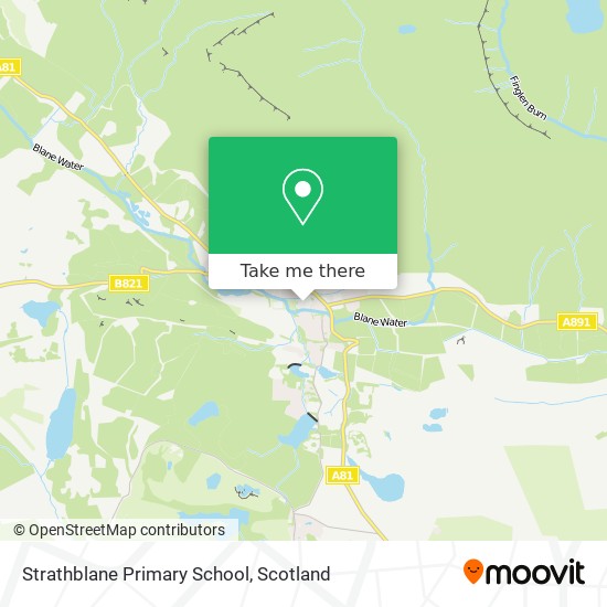 Strathblane Primary School map