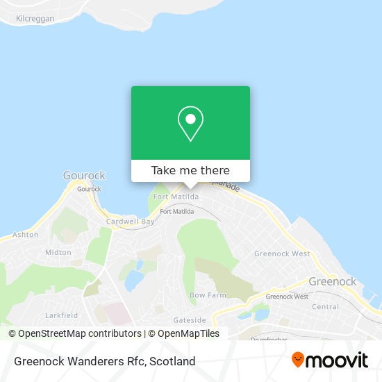 Greenock Wanderers Rfc map