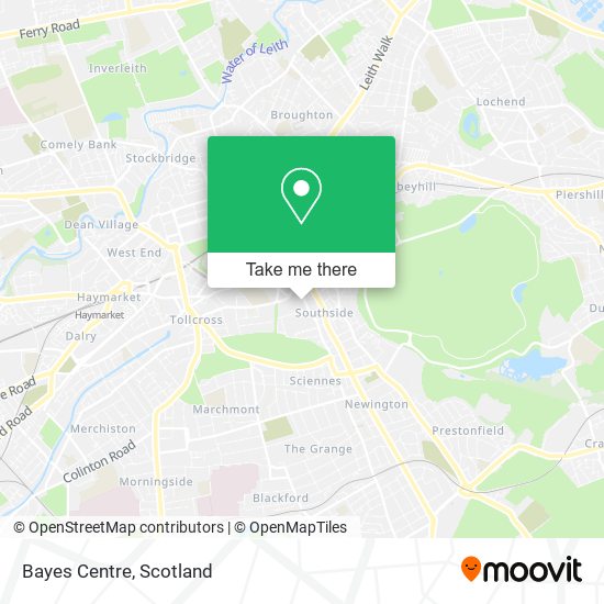 Bayes Centre map
