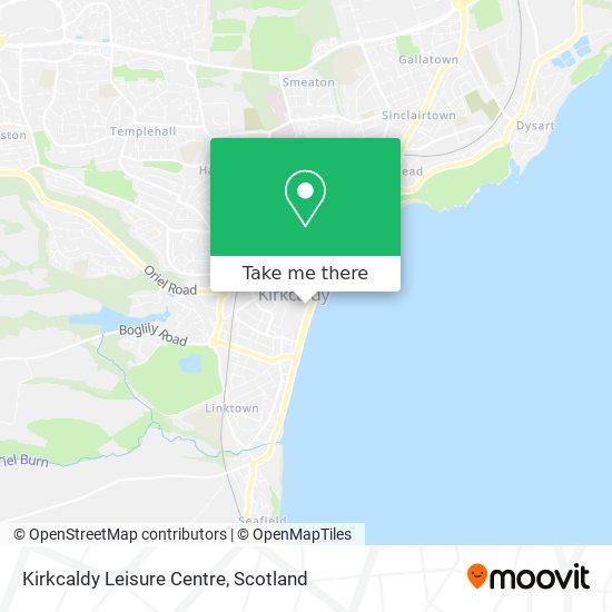 Kirkcaldy Leisure Centre map