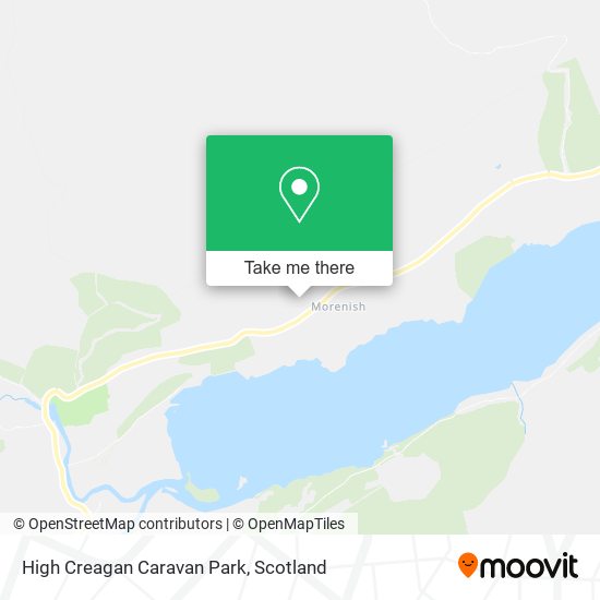 High Creagan Caravan Park map