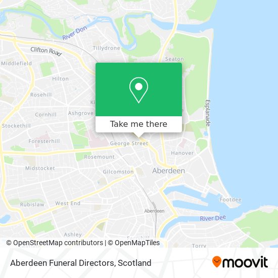 Aberdeen Funeral Directors map