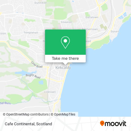 Cafe Continental map