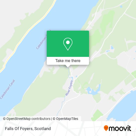 Falls Of Foyers map