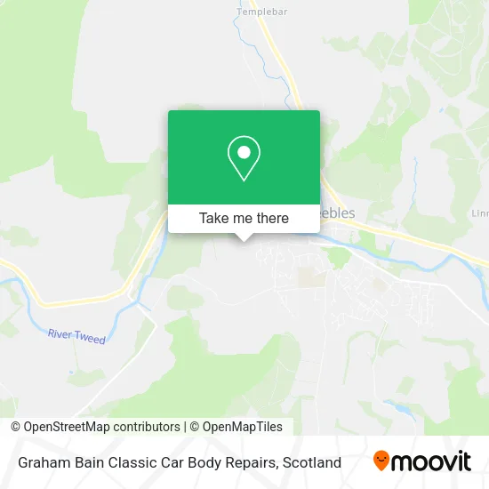Graham Bain Classic Car Body Repairs map