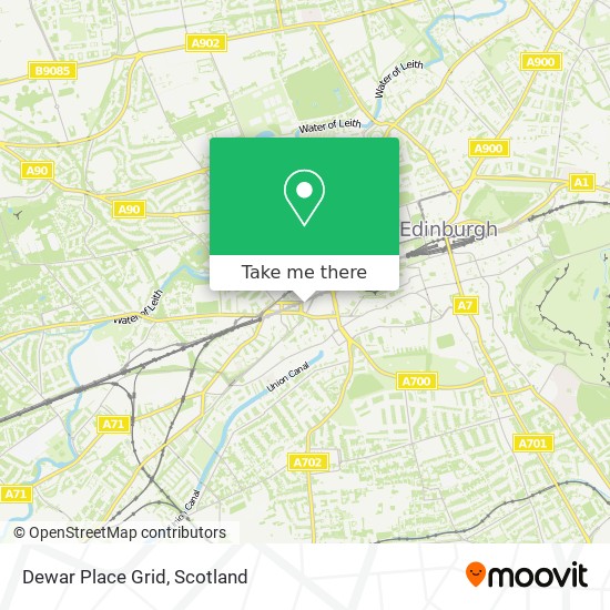 Dewar Place Grid map