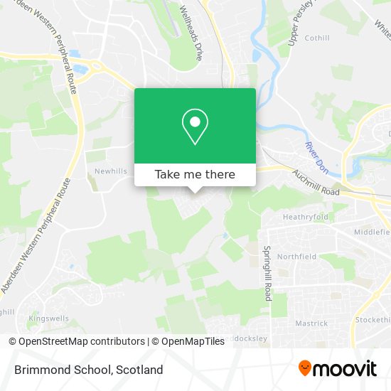 Brimmond School map