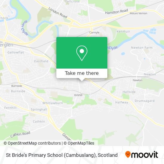 St Bride's Primary School (Cambuslang) map