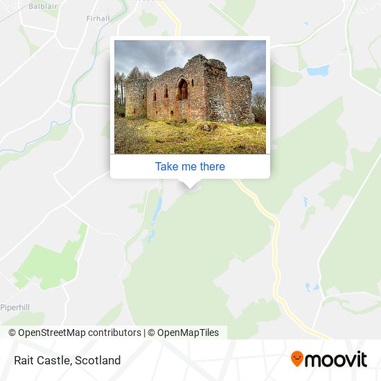 Rait Castle map