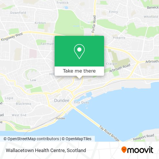 Wallacetown Health Centre map