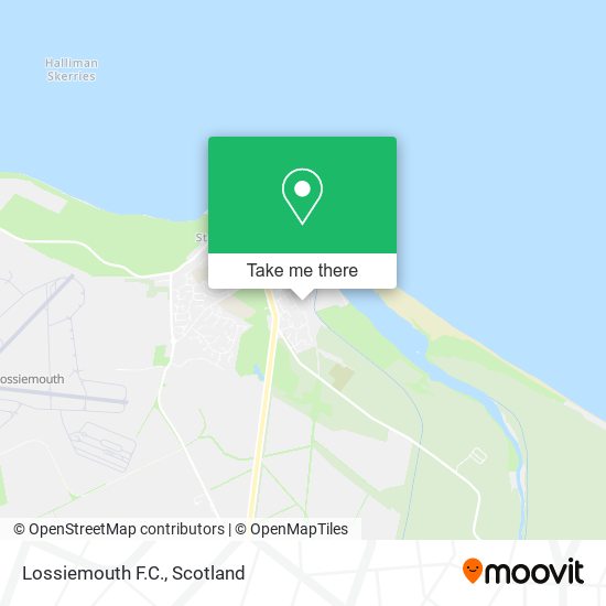 Lossiemouth F.C. map