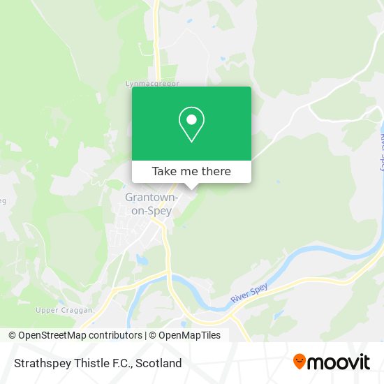 Strathspey Thistle F.C. map