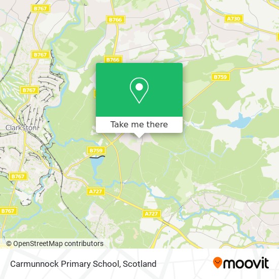 Carmunnock Primary School map