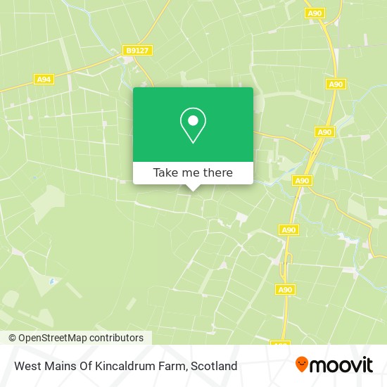 West Mains Of Kincaldrum Farm map