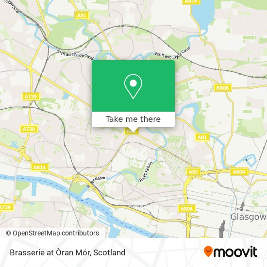 Brasserie at Òran Mór map