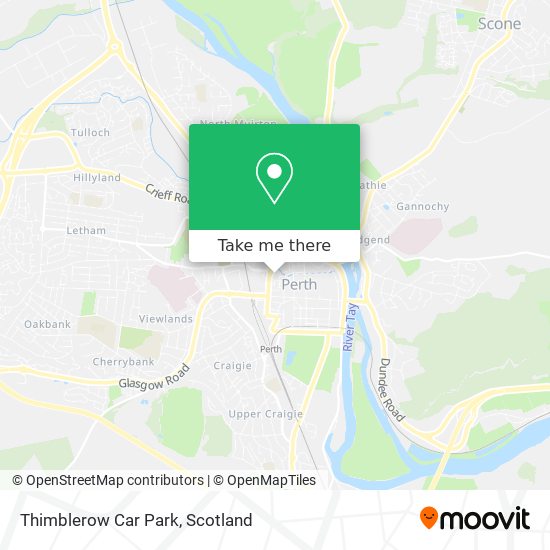 Thimblerow Car Park map