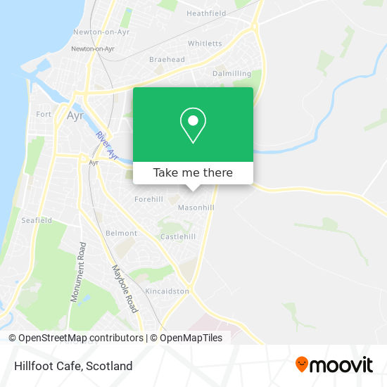 Hillfoot Cafe map